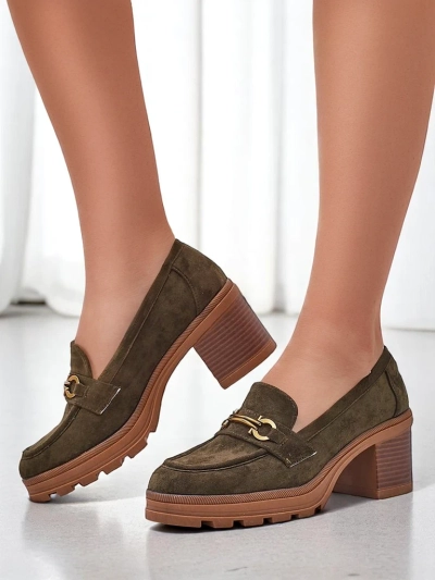 Royalfashion Women's heeled moccasins Tollinge