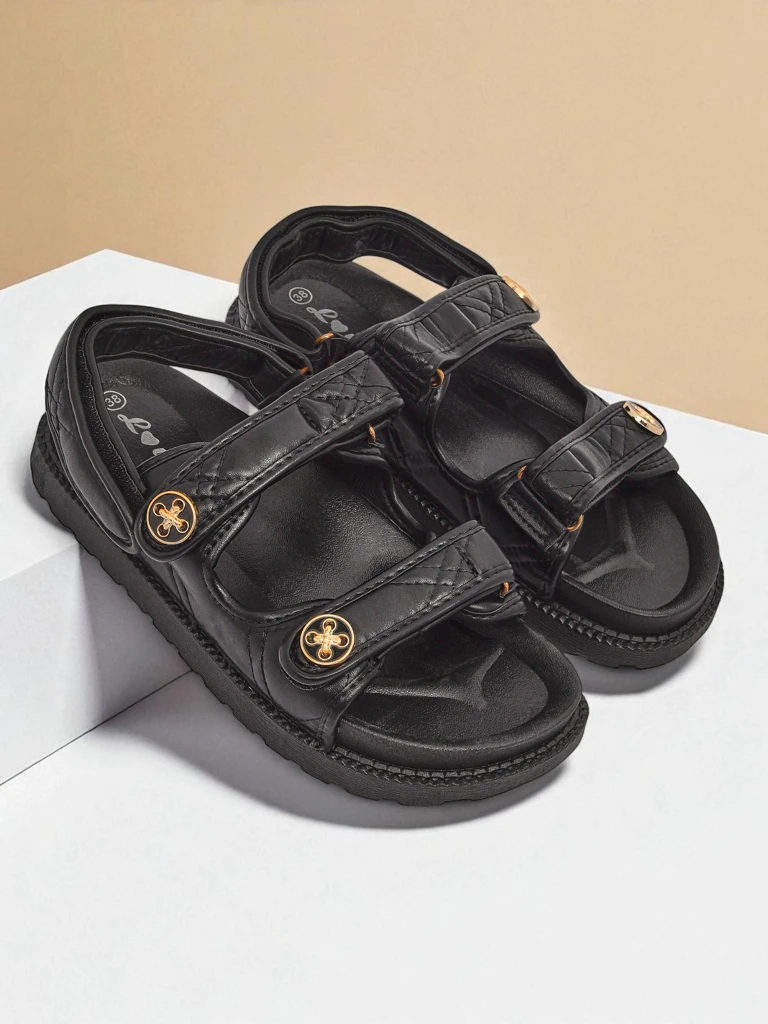 Royalfashion Women's sandals with a thicker sole Vivere