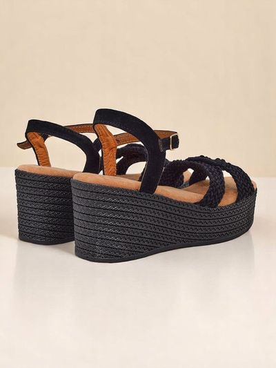 Royalfashion Женские босоножки на танкетке с плетением Sunny Day