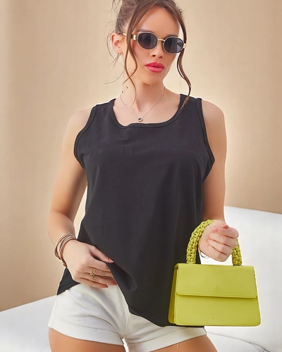 Royalfashion Women's Cotton Tank Top with Lace Back