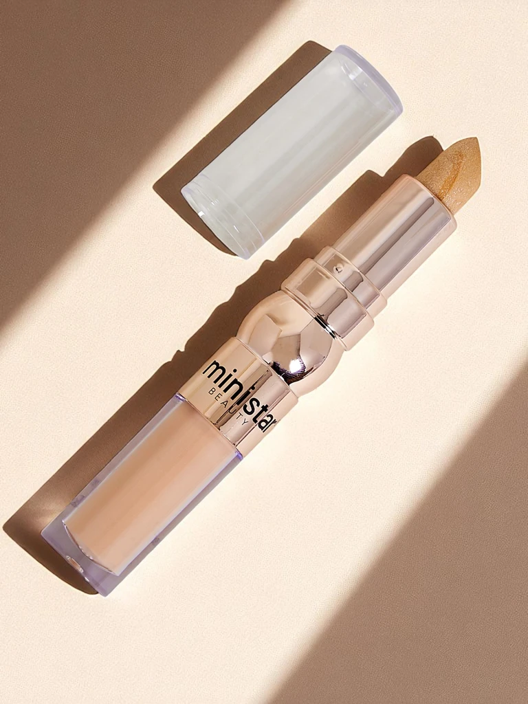Stick highlighter and liquid concealer for face 2-in-1 Golden Biscut