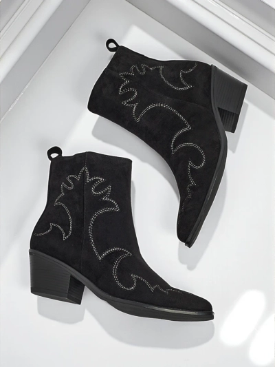 Женские ботинки-ковбойки Velvet Ash – на каблуке