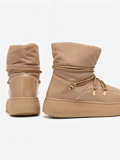 Royalfashion Naiste liibuvad lumesaapad pruuni värvi Dabenda