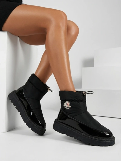 Royalfashion Naiste liibuvad lumesaapad musta värvi Ireda