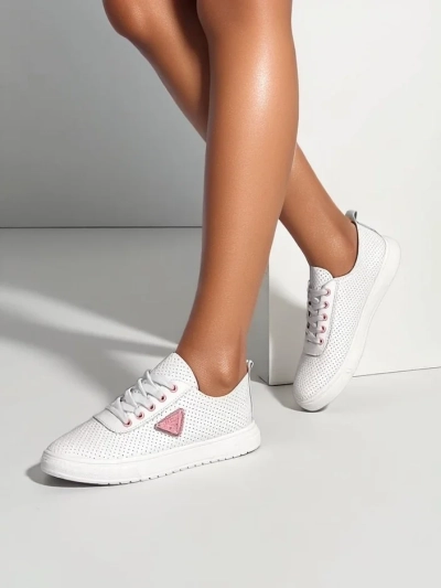 Royalfashion Lace-up women's sporty shoes with a print Fennie