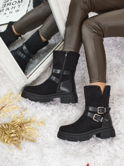 Kõrgemad naiste öko-seemisnahast saapad Callire