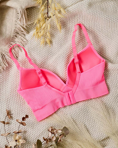 Royalfashion Women's ribbed bra
