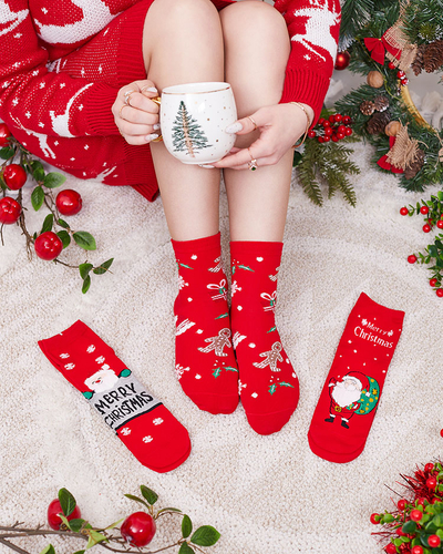 Royalfashion Christmas socks in a box 3/pack