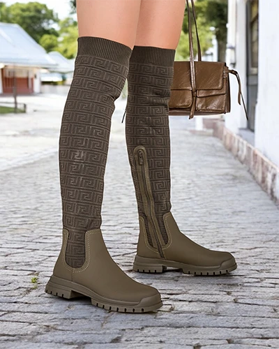 Royalfashion Women's slip-on boots Bezzonu