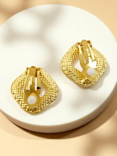 Royalfashion Women's clip-on pearl earrings Aurelia Perla