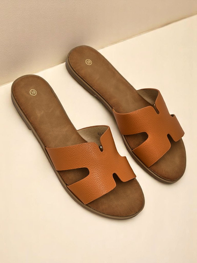 Royal Fashion Women's Casual Flat Slides