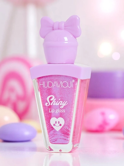 Läikiv huuleläige sädelusega, värv Lilla