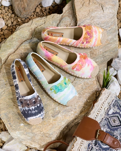 Royalfashion Mustad naiste espadrillid trükiga Serffio