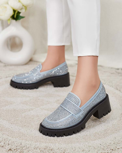 Royalfashion Women's moccasins with zircons Epolls