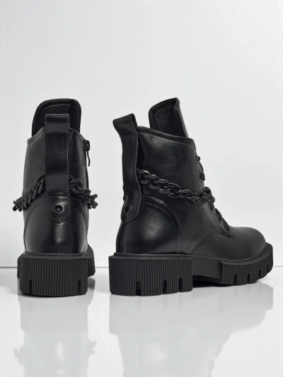 Anviq Women's Eco-Leather Lace-Up Ankle Boots