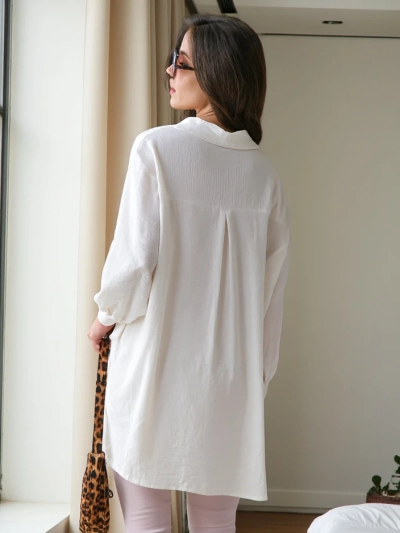Royalfashion Long women's oversized shirt