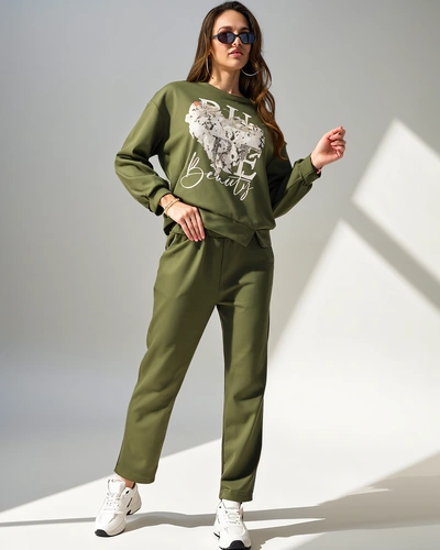 Royalfashion Naiste viskoosikomplekt printimisega