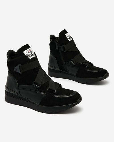 Royalfashion Black women's sports boots Sattari