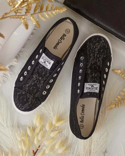 Royalfashion Naiste Imilla Brokaadist tennised