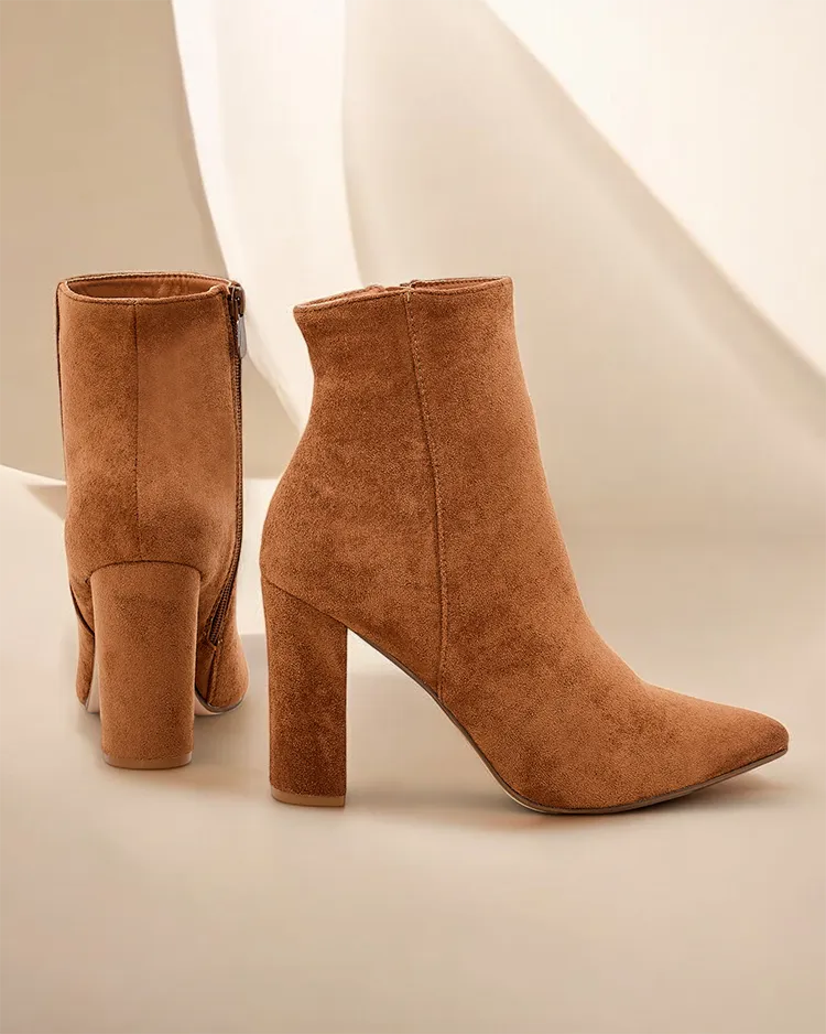 Royalfashion Kvinnor's ankelstövlar på en stilettklack Fozi