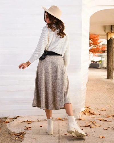 Royalfashion Women's midi skirt