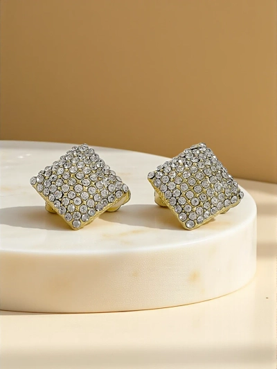 Royalfashion Naiste tsirkoonidega klõpskõrvarõngad