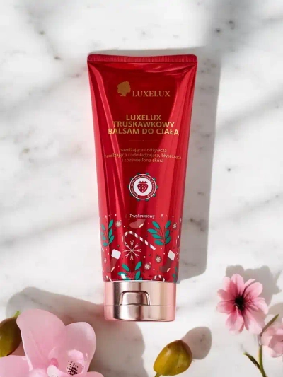 Luxelux Jõulude Kehakreem maasika lõhnaga 300 ml