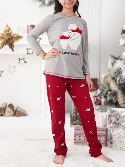 Royalfashion Christmas cotton children's pajama with polar bears