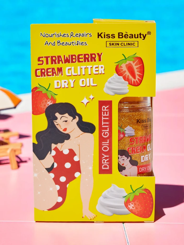 Летний спрей – Жидкий хайлайтер для лица и тела Клубника