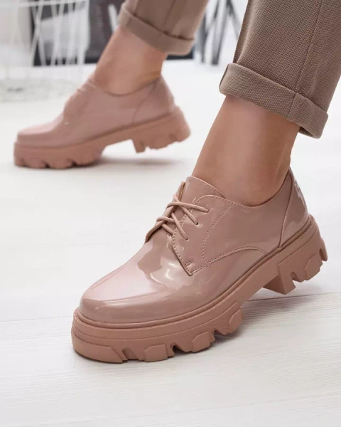 Roosa lakkidega naiste poolkingad Delgor- Jalatsid