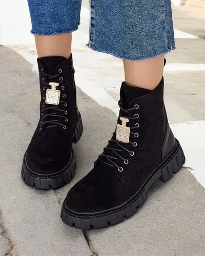 Royalfashion Eco suede women's boots worker Edvines