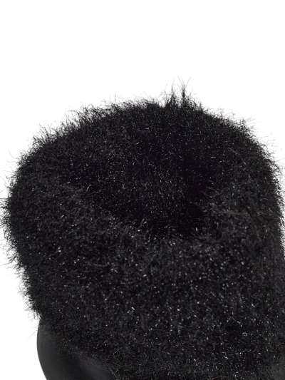 Tirave naiste öko-nahast plokk-kontsaga kudumiga poolsaapad