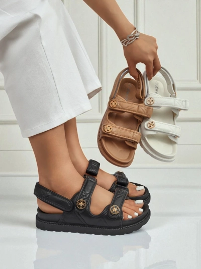 Royalfashion Women's sandals with a thicker sole Vivere