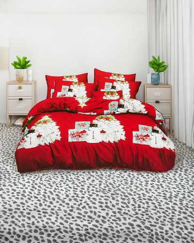 Royalfashion Mustriline voodipesu 200x220 3-osaline komplekt