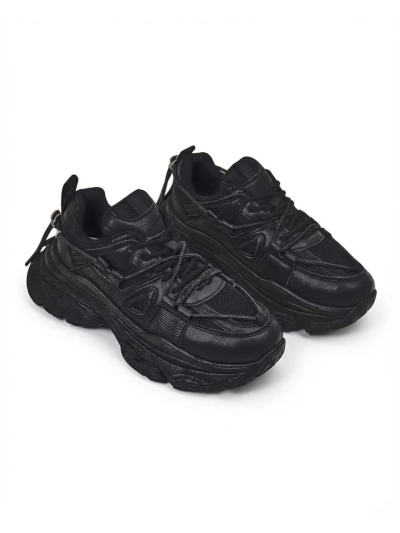 Royalfashion Women's Sneakers on a Thick Sole Reterri