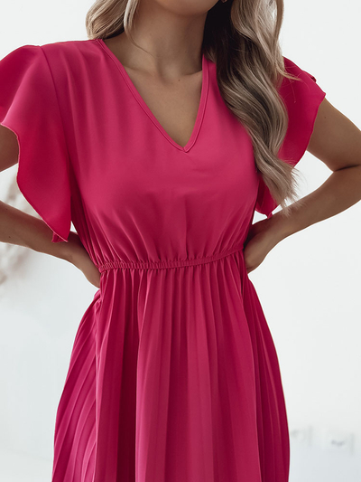 Royalfashion Naiste plisseeritud midi-kleit