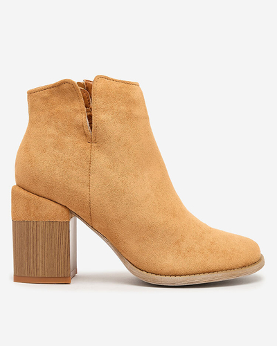 Royalfashion Camel naiste Teascir stilettasaapad