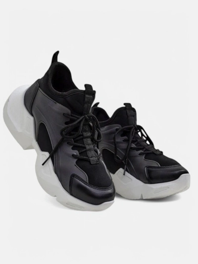 Royalfashion Women's sporty sneakers on a thicker sole Vivers