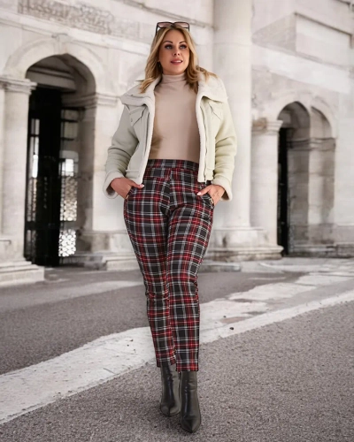 Royalfashion Warmed naiste teggings püksid PLUS SIZE