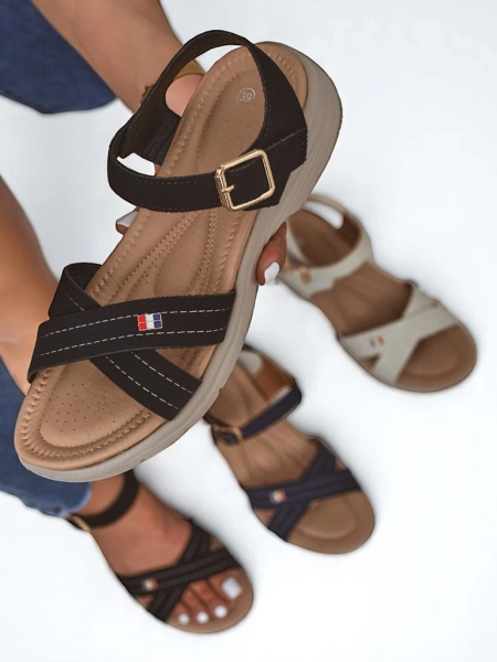 Royalfashion Women's Nirras Flat Heel Sandals