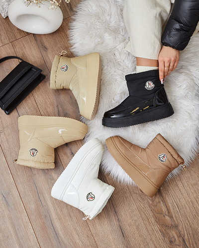 Royalfashion Naiste liibuvad lumesaapad musta värvi Ademra