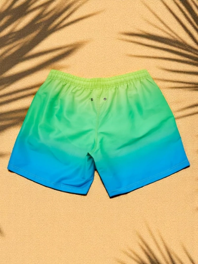 Royalfashion Men's Ombre Sport Shorts with Protective Mesh