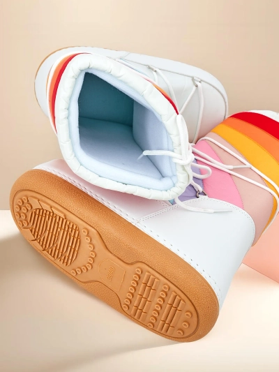 Royalfashion Kvinnur snow boot-stíl skór Tencce