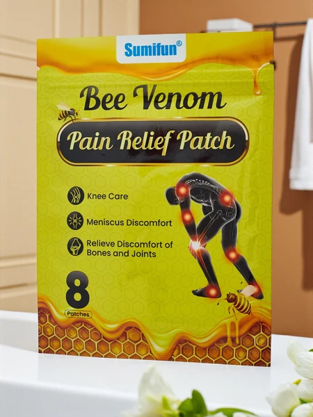 Pain relief patches with bee venom 8 pieces