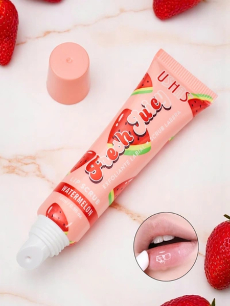 Watermelon lip scrub
