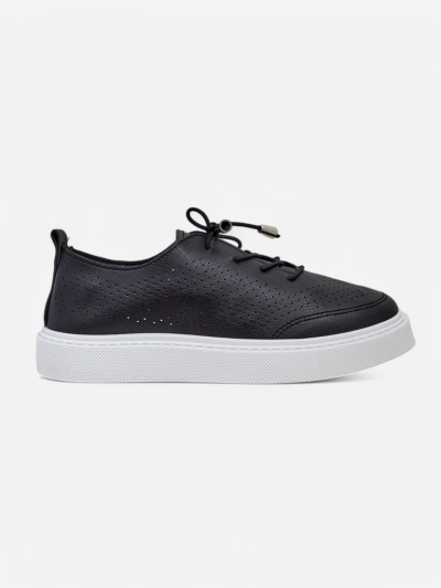 Royalfashion Ladies' perforated sports lace-up shoes Vaned