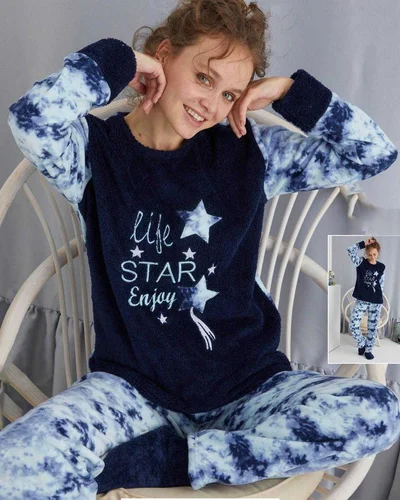 Женские пижамы Royalfashion a'la Fleece Life Star Enjoy