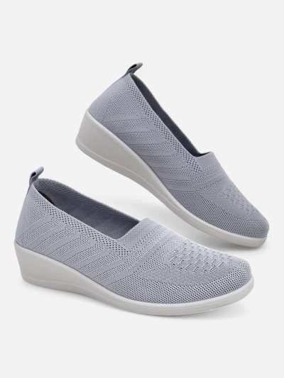 Royalfashion Women's moccasins on a low wedge Epoles