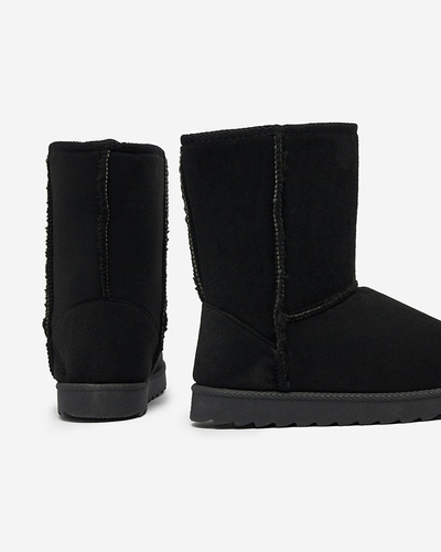 Royalfashion Black boots a'la snow boots for women Leaner