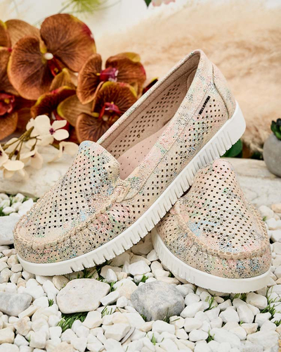 Royalfashion Женские ажурные мокасины Nafis